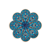 Gewürzhaus - Light Blue with Blue & White Flower Trivet